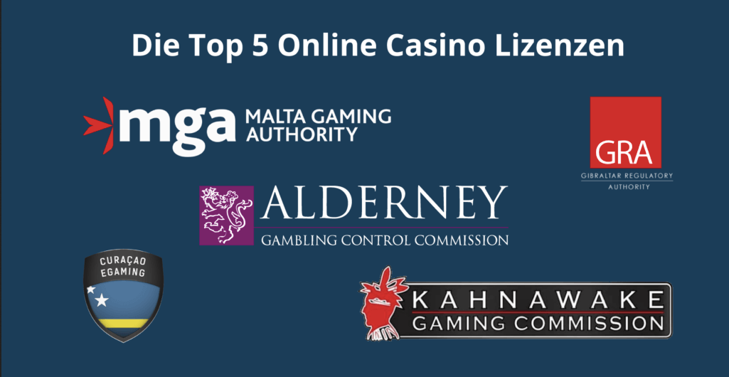 Die besten Lizenzen für Online Casinos