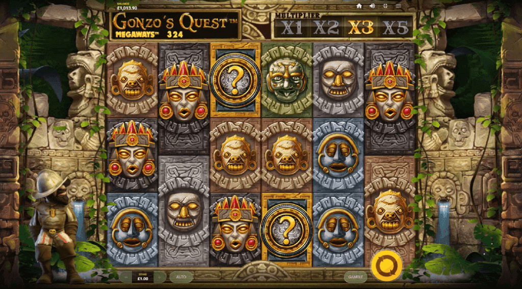 Gonzo's Quest Megaways bietet hohe Auszahlungen