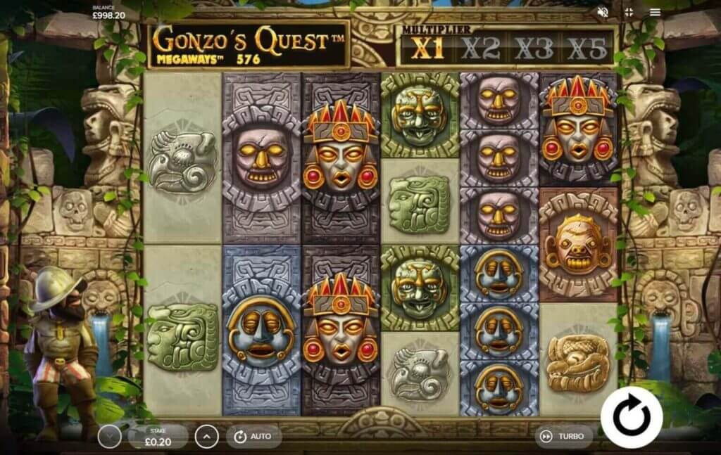 Gonzo’s Quest Megaways - ein richtig schicker Slot