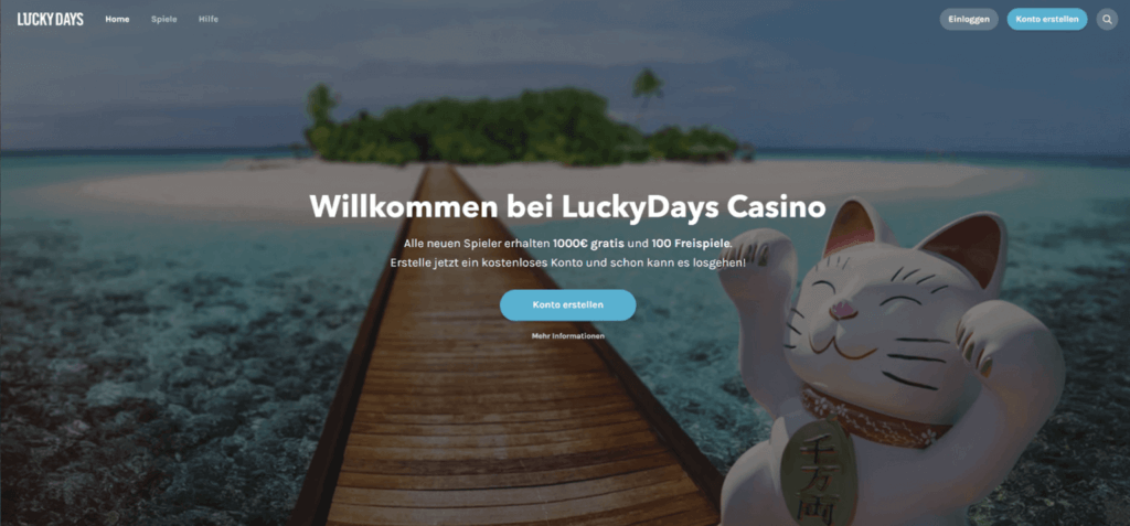 LuckDays Online-Casino Bewertung