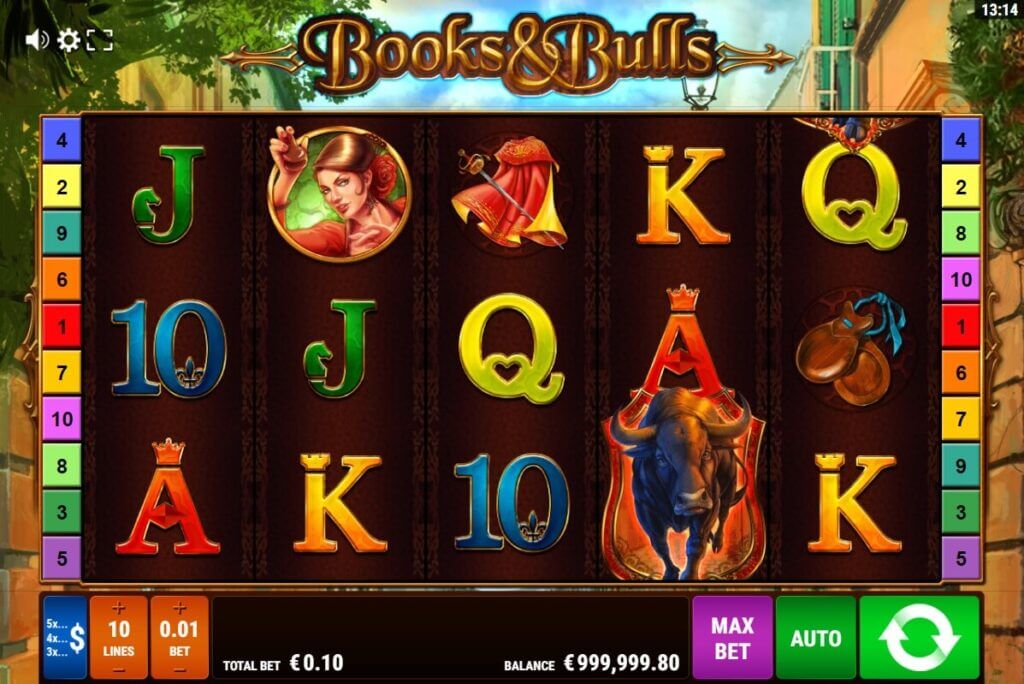 Books & Bulls von Gamomat vereint klassische Slot-Elemente mit modernen