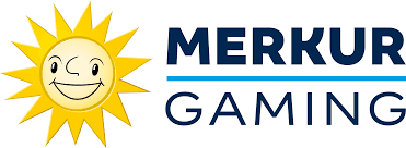 Das Merkur Gaming Logo ist dank der lachenden Sonne wohlbekannt