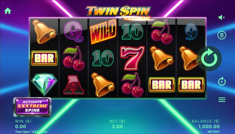 Twin Spin XXXtreme Slot